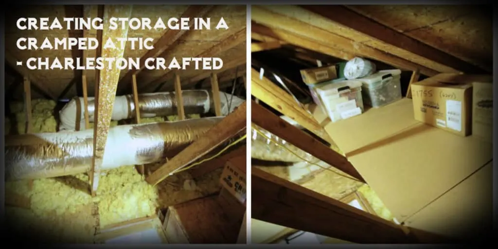 Creating Storage in a Cramped Attic - Charleston Crafted