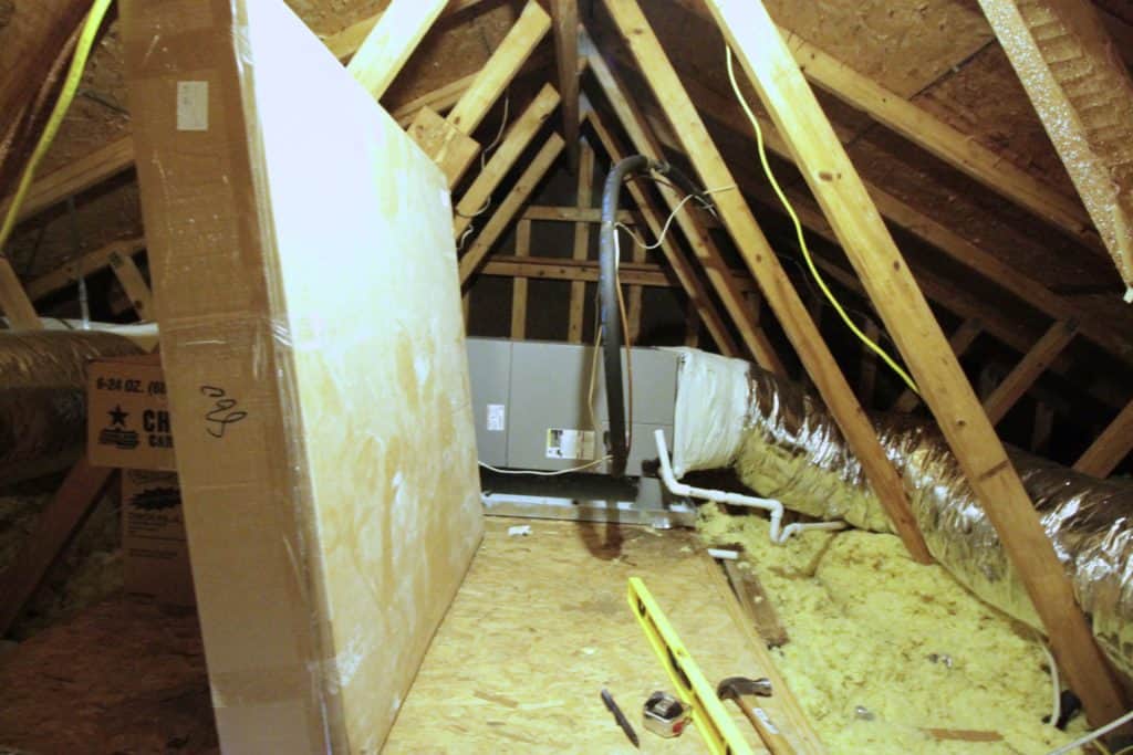 Creating Storage in a Cramped Attic - Charleston Crafted