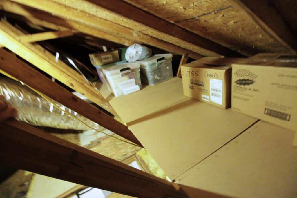 Creating Storage in a Cramped Attic - Charleston Crafted