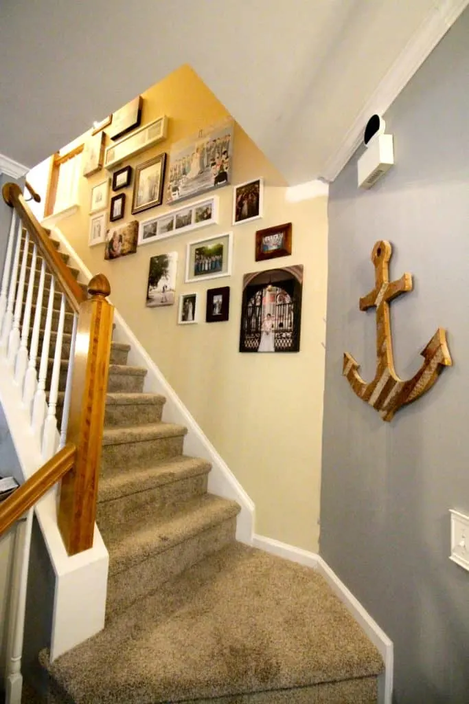 A Staircase Gallery Wall - Charleston Crafted