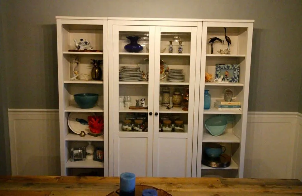 IKEA Hemnes Glass Door China Cabinet