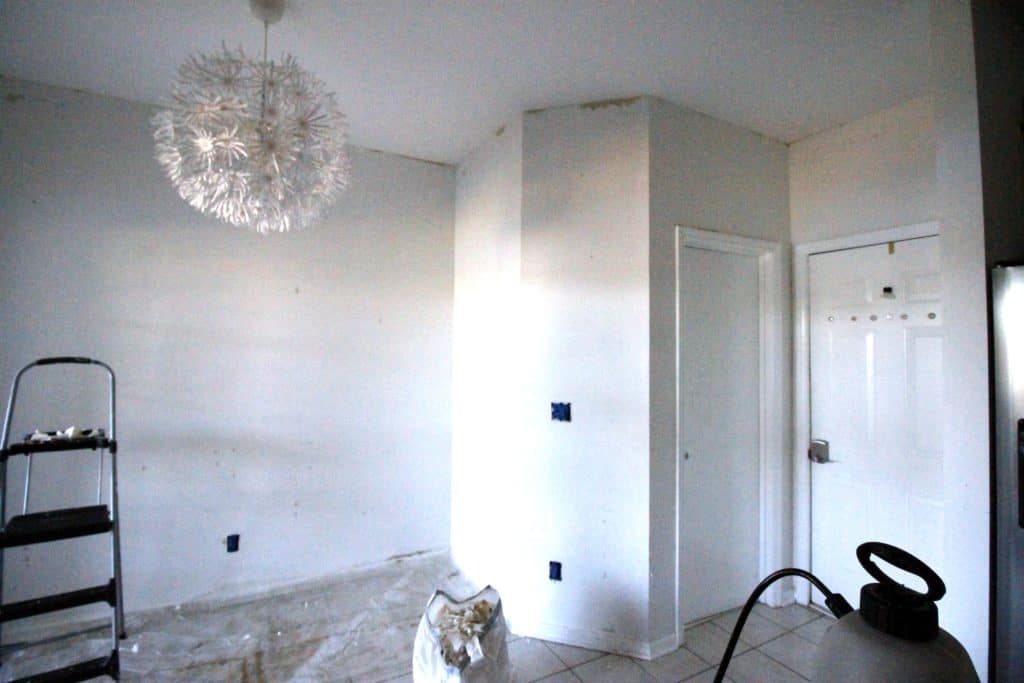 Our Experience Removing Wallpaper - How to DIY Remove Wall Paper - Charleston Crafted