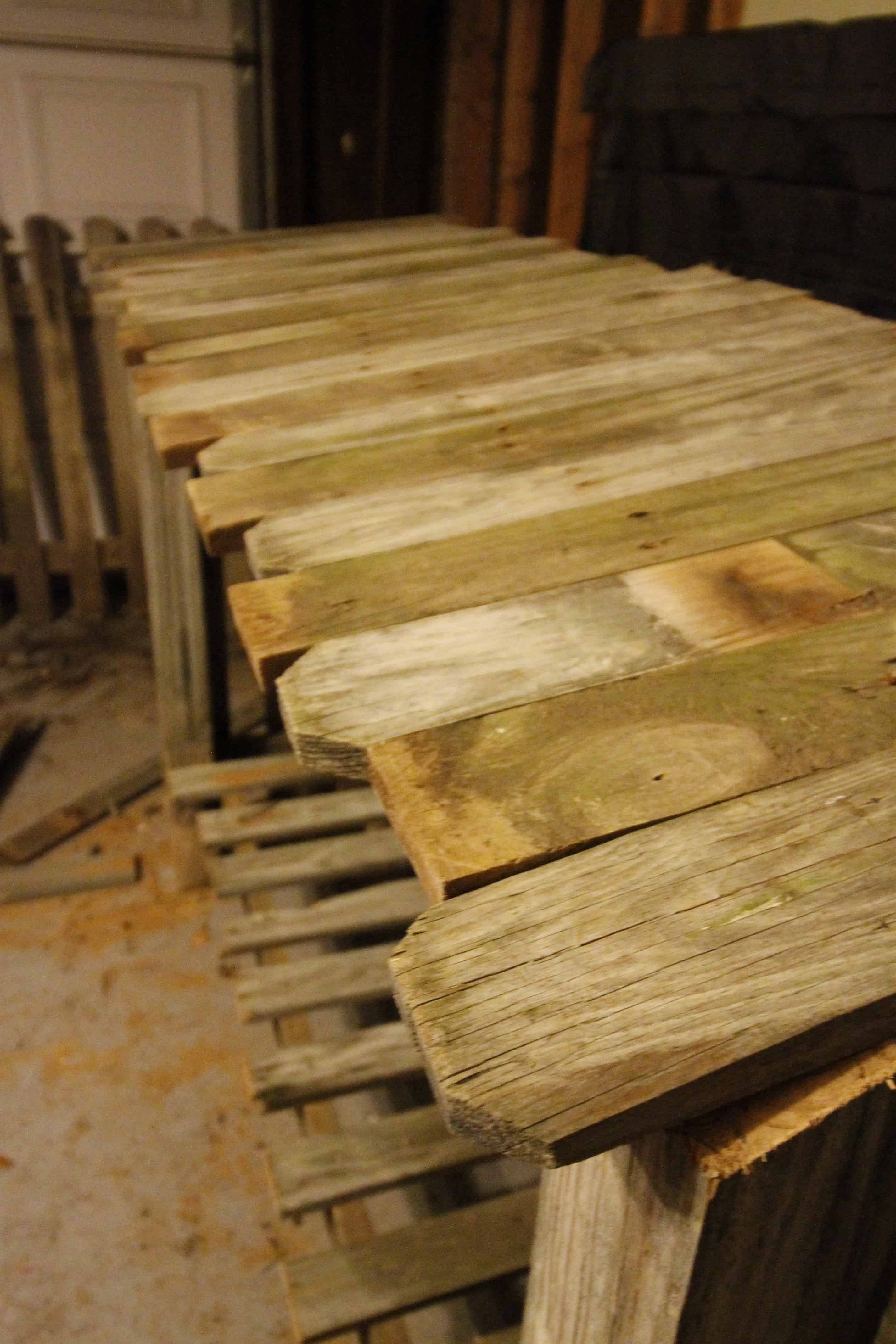 Building a Wood Shed from Old Fence