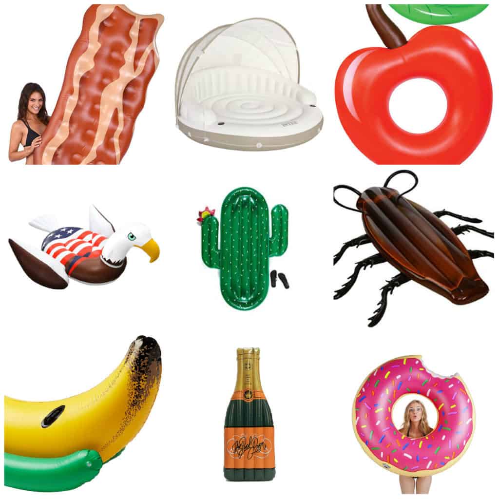 45 fun inflatable pool floats for summer via Amazon Prime - Charleston Crafted