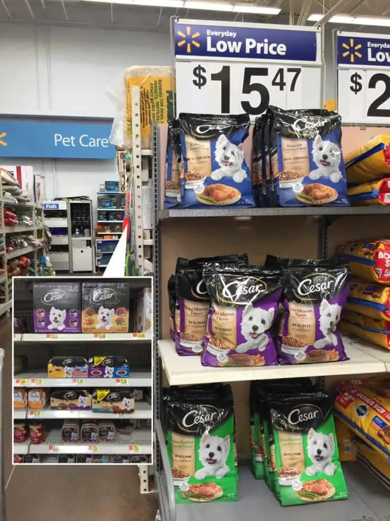 Cesar pet food at Walmart - Charleston Crafted