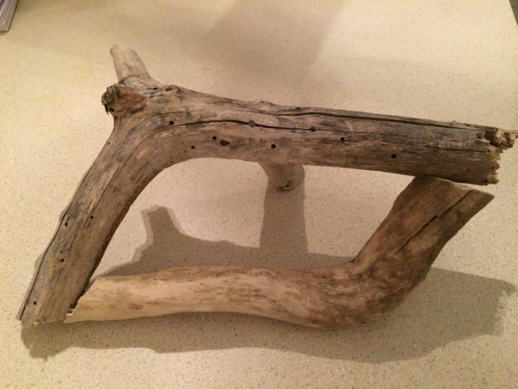 Quick and Easy DIY Driftwood Frame - Charleston Crafted