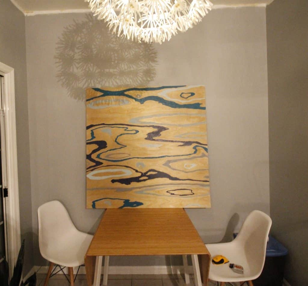 An Easy DIY Wood Grain Painting & 3-D Mounting - Charleston Crafted