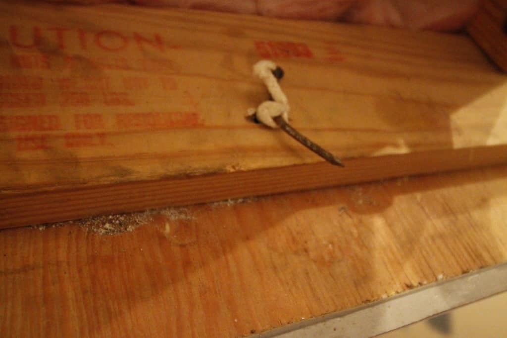 Replace an Attic Pull String with a Hook - Charleston Crafted