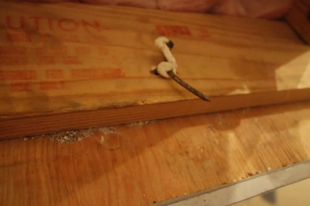 Replace an Attic Pull String with a Hook - Charleston Crafted