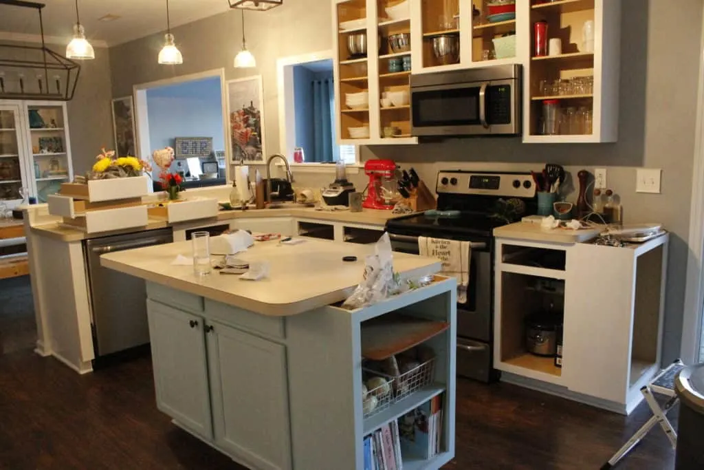 Turning a Cabinet into an Open Bookshelf - Charleston Crafted
