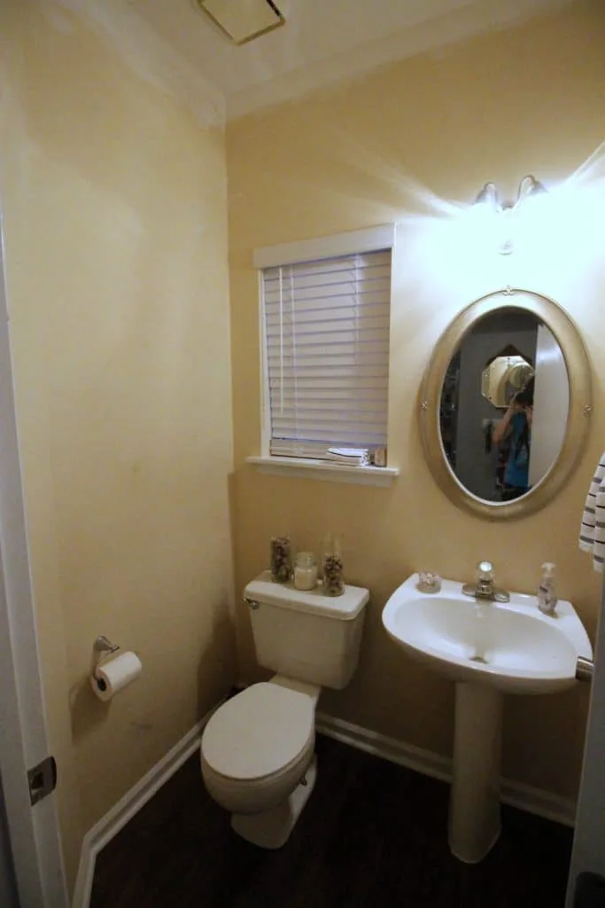 Half Bathroom Before - Charleston Crafted