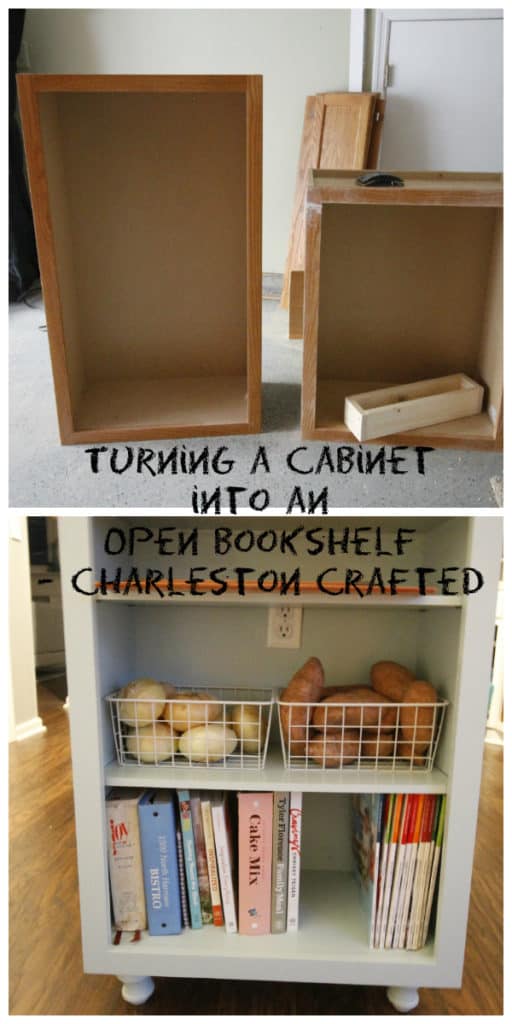 Turning a Cabinet into an Open Bookshelf