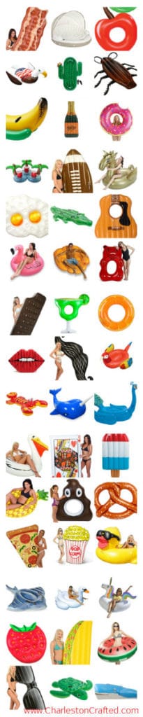 45 fun inflatable pool floats for summer via Amazon Prime - Charleston Crafted