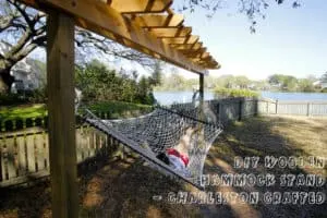 How to Build a DIY Wooden Hammock Stand with a Pergola – PDF Plans!