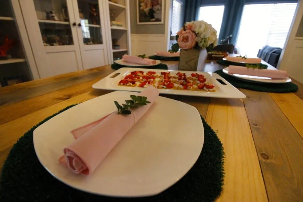 A Pink & Green Floral Spring Tablescape - Charleston Crafted