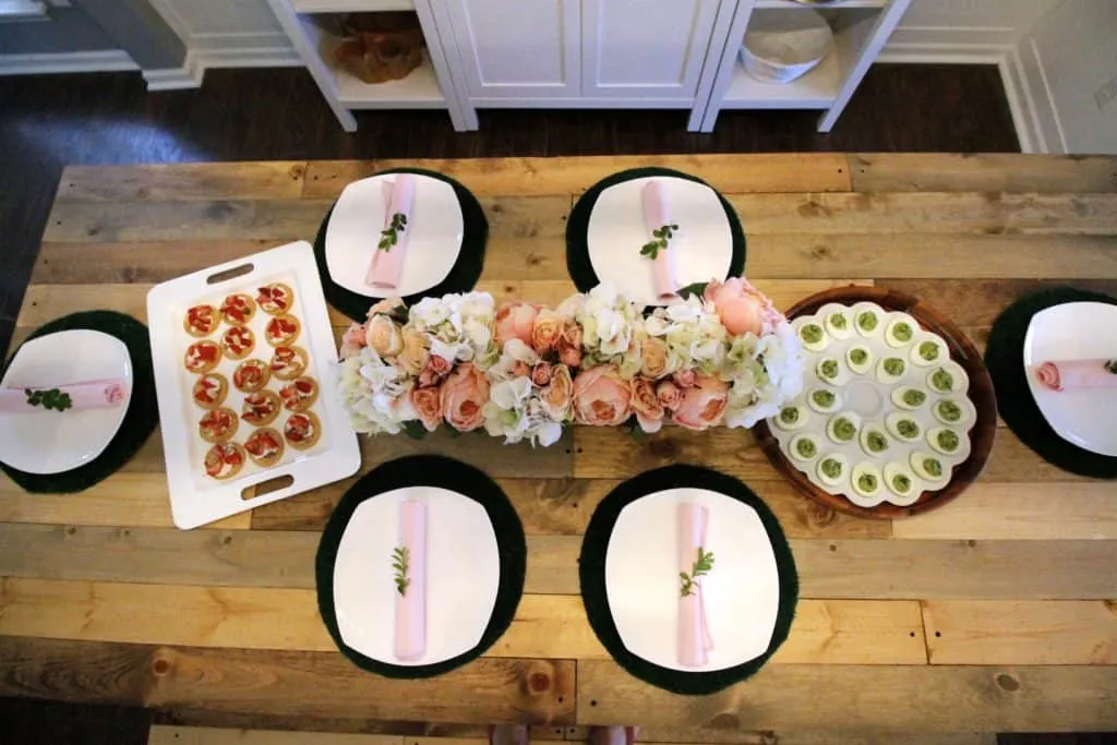 A Pink & Green Floral Spring Tablescape - Charleston Crafted