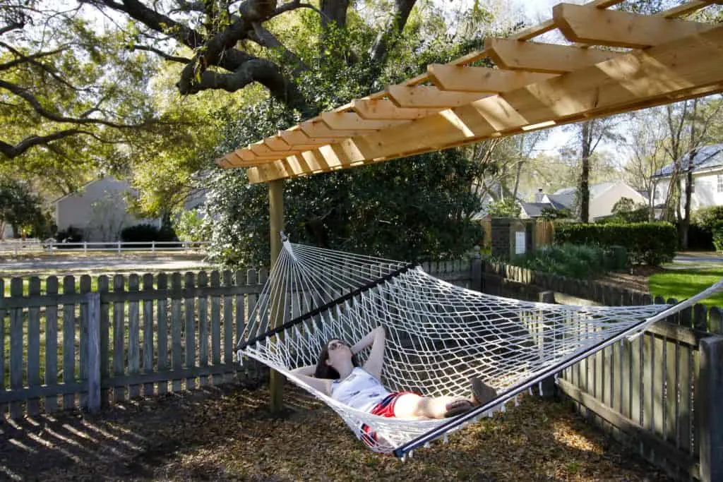 DIY Wooden Hammock Stand - Charleston Crafted