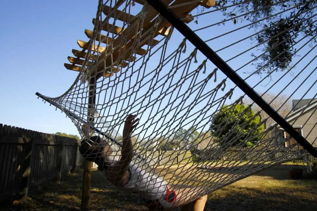 DIY Wooden Hammock Stand - Charleston Crafted