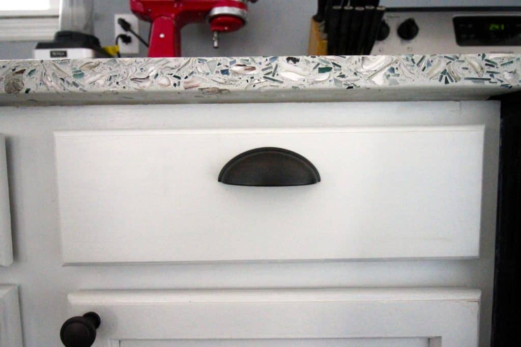 We Have Counter Tops- All of the Details of our Recycled Glass Counter Tops! - Charleston Crafted