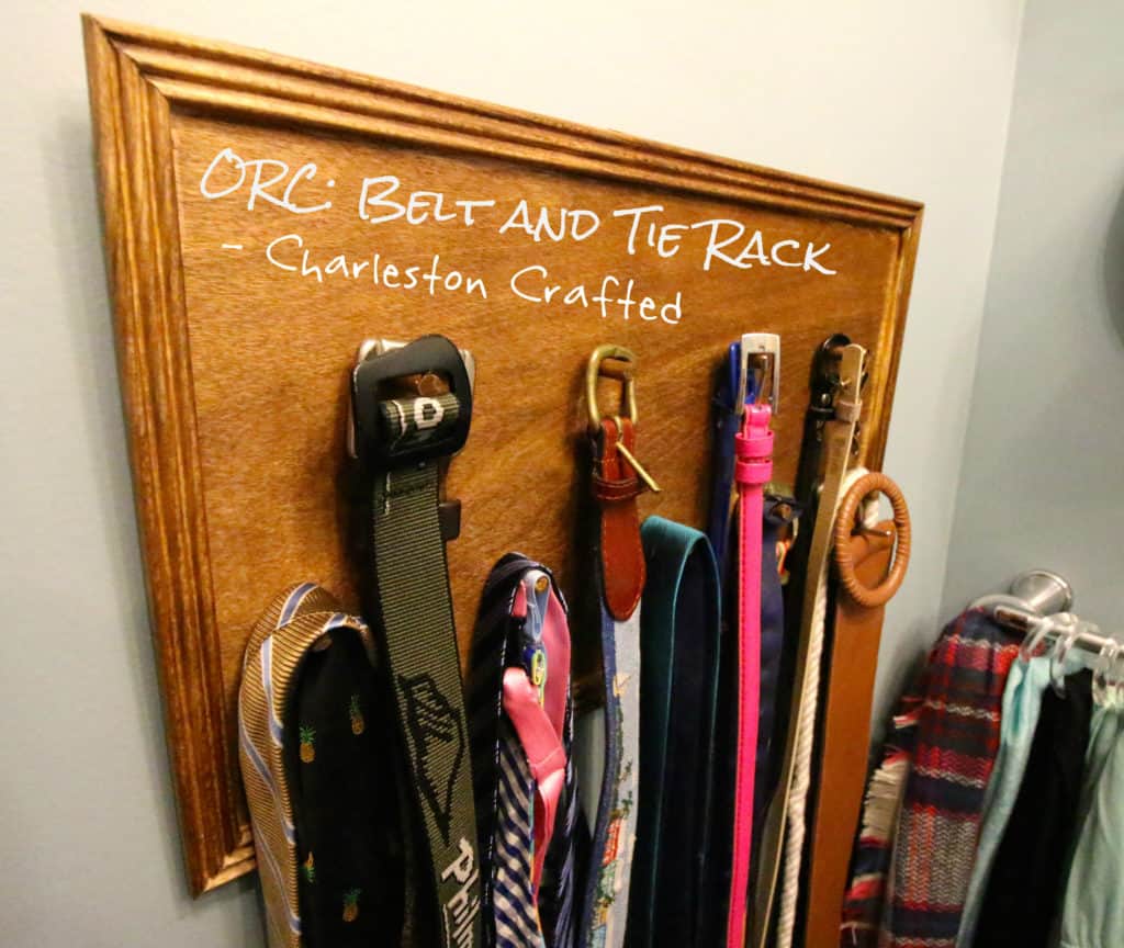 ORC: Belt and Tie Rack - Charleston Crafted