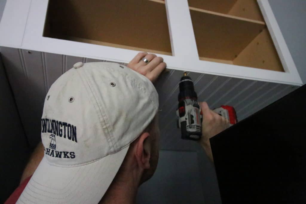 Relocating the Cabinet Above the Fridge - Charleston Crafted