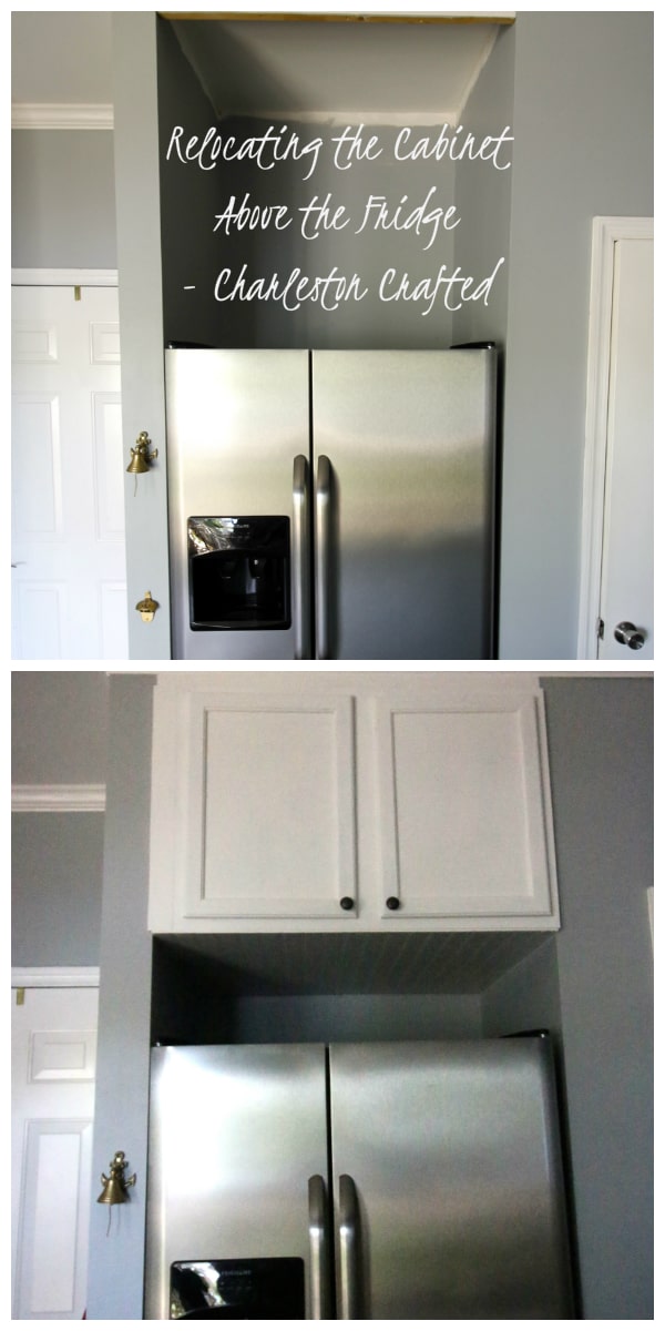 Relocating The Cabinet Above The Fridge