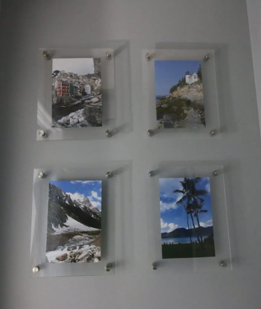 DIY Knock Off Wall Mounted Acrylic Frame Gallery Wall - Charleston Crafted