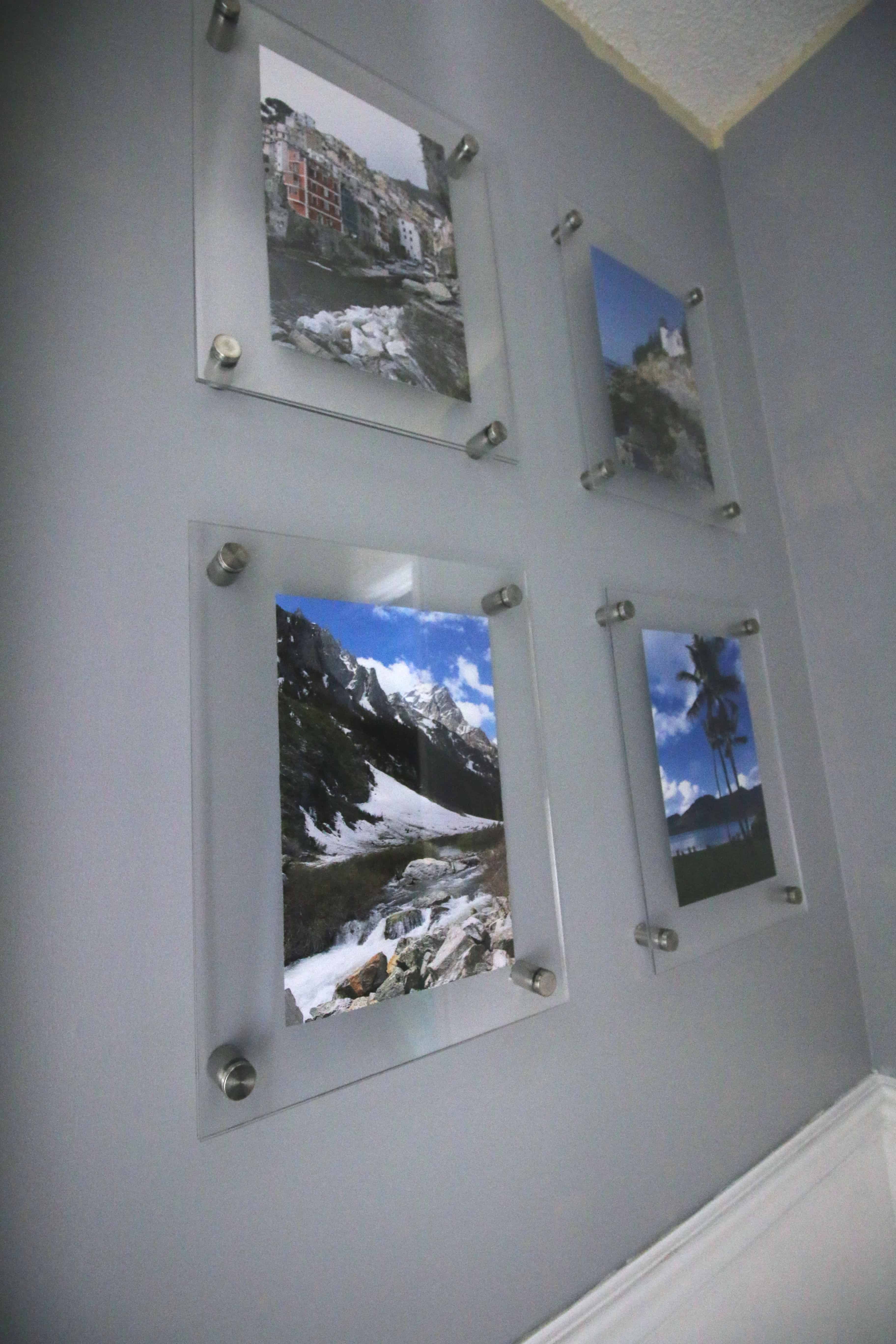 DIY Knock Off Wall Mounted Acrylic Frame Gallery Wall - Charleston Crafted