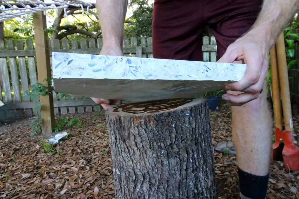 DIY Outdoor Hammock Side Table - Charleston Crafted