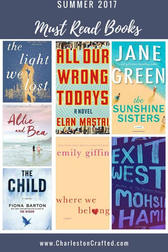 summer 2017 reading books - charleston crafted