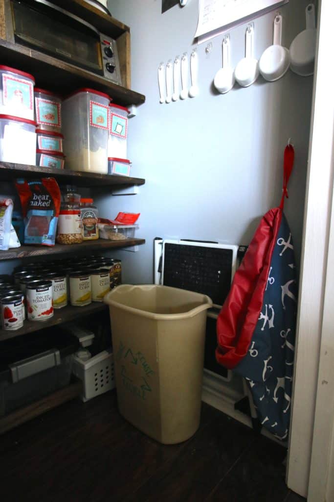 How We Store Dirty Kitchen Rags (with an upstairs laundry room) - Charleston Crafted