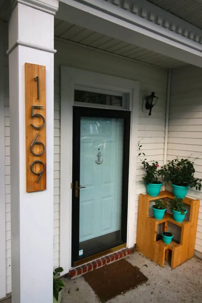 Modern Address Sign - Charleston Crafted