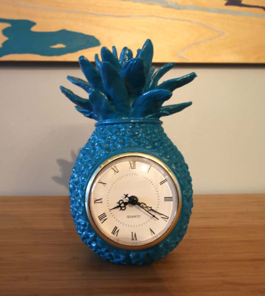 Thrift Flip: Pineapple Clock Makeover - Charleston Crafted