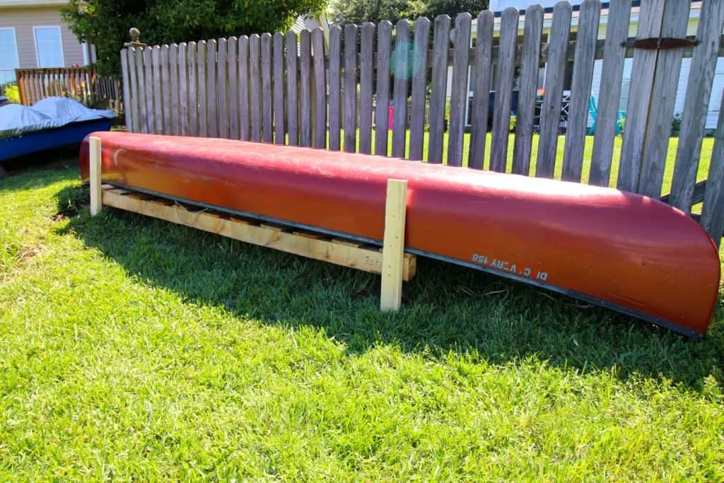 DIY Canoe Stand - Charleston Crafted