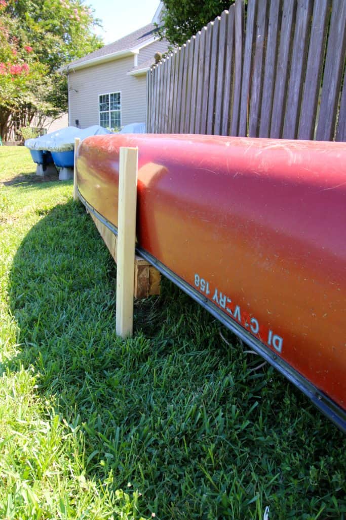 DIY Canoe Stand - Charleston Crafted