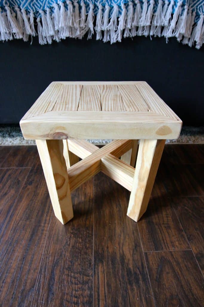 DIY Wood Burned Stool - Charleston Crafted