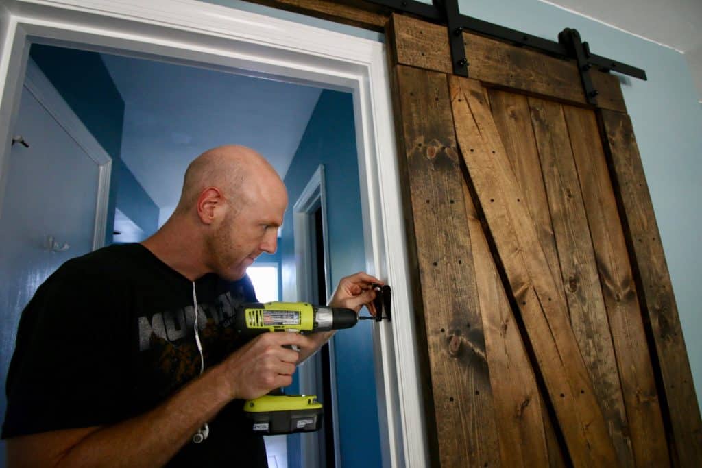 How to lock a barn door