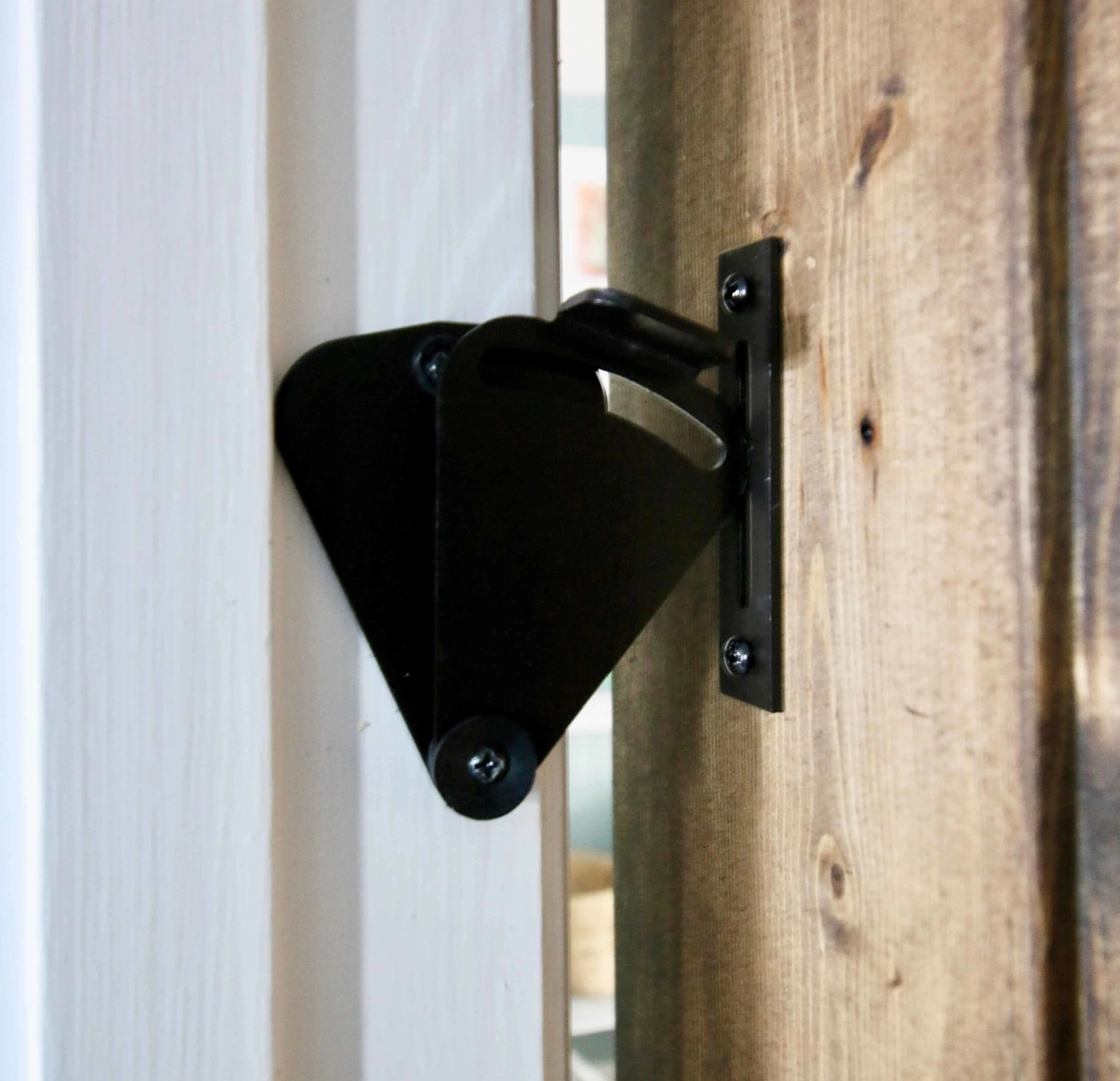 Adding a barn door lock - Charleston Crafted