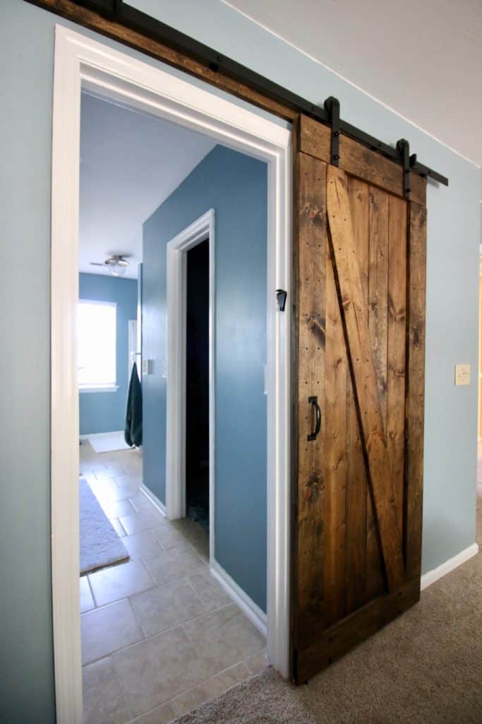 can I use a barn door for a bathroom?