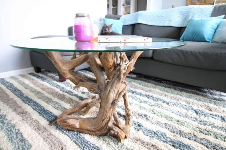 DIY Driftwood Coffee Table - Charleston Crafted