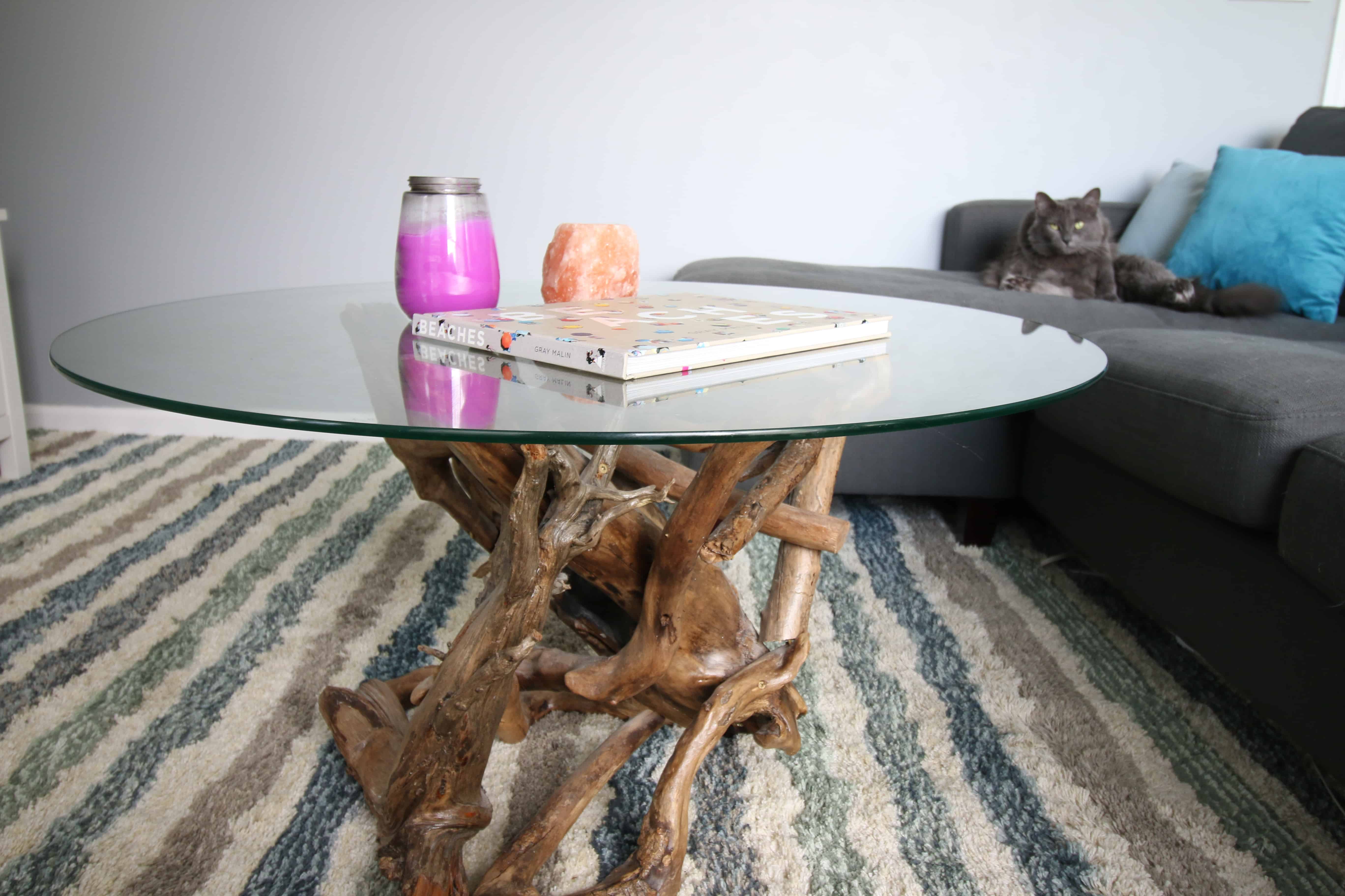 How To Make A Diy Driftwood Coffee Table, How To Make A Coffee Table Out Of Driftwood