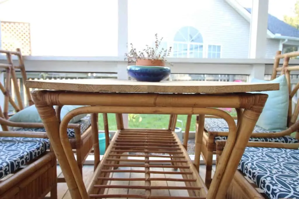 Can you use a wooden table top outside? via Charleston Crafted