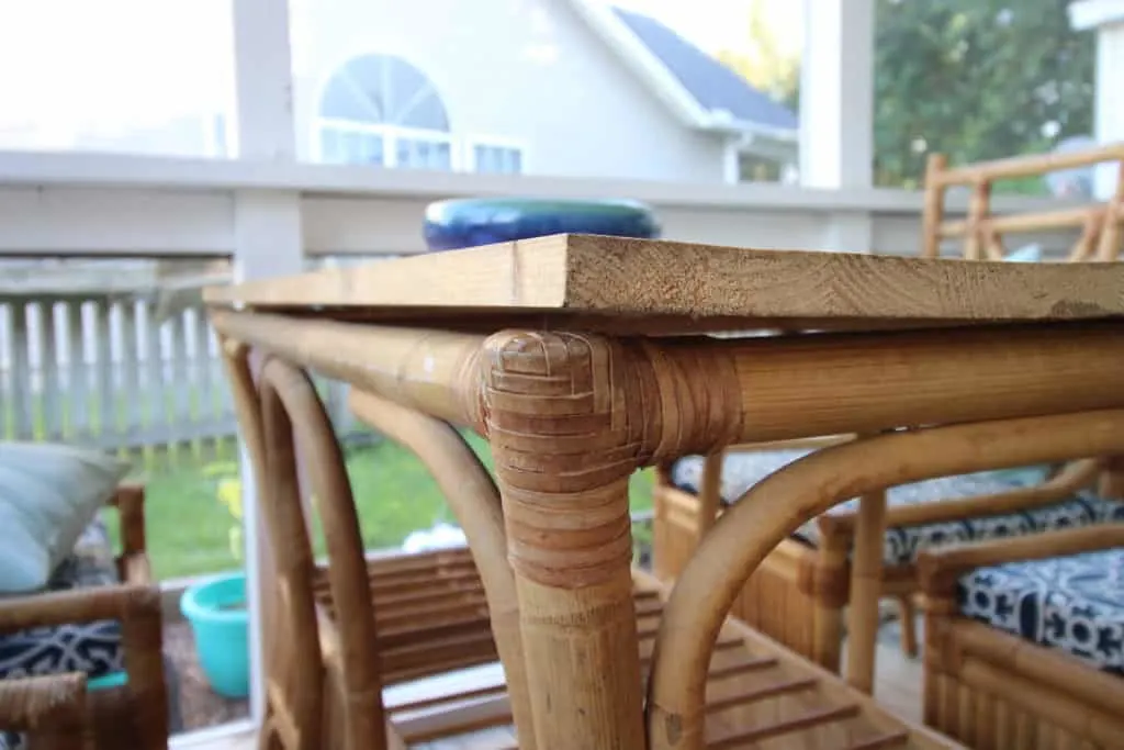 Can you use a wooden table top outside? via Charleston Crafted