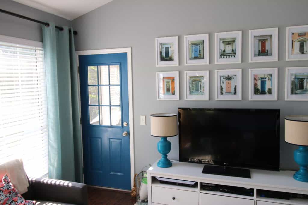 How To Paint an Exterior Door With a Paint Sprayer - Charleston Crafted