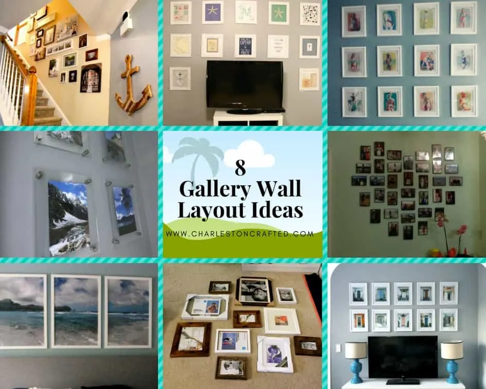 8 Gallery Wall Layout Ideas - Charleston Crafted