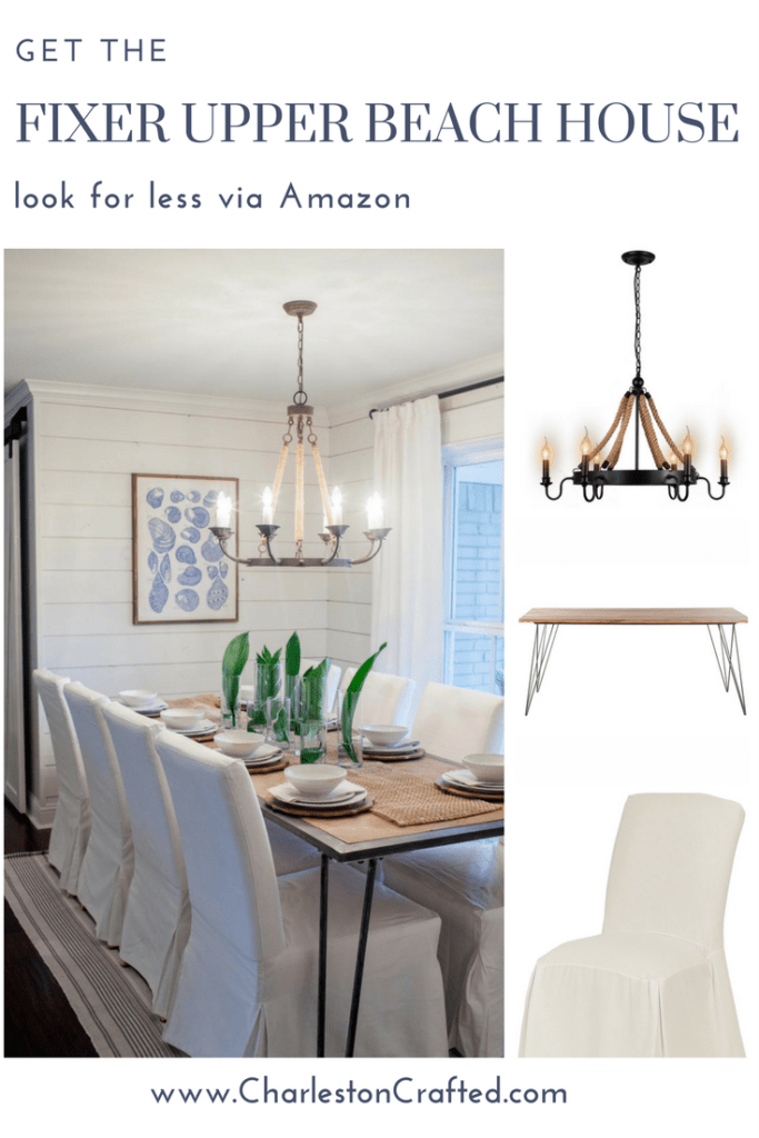 Get the Fixer Upper Beach House Look from Amazon - Charleston Crafted