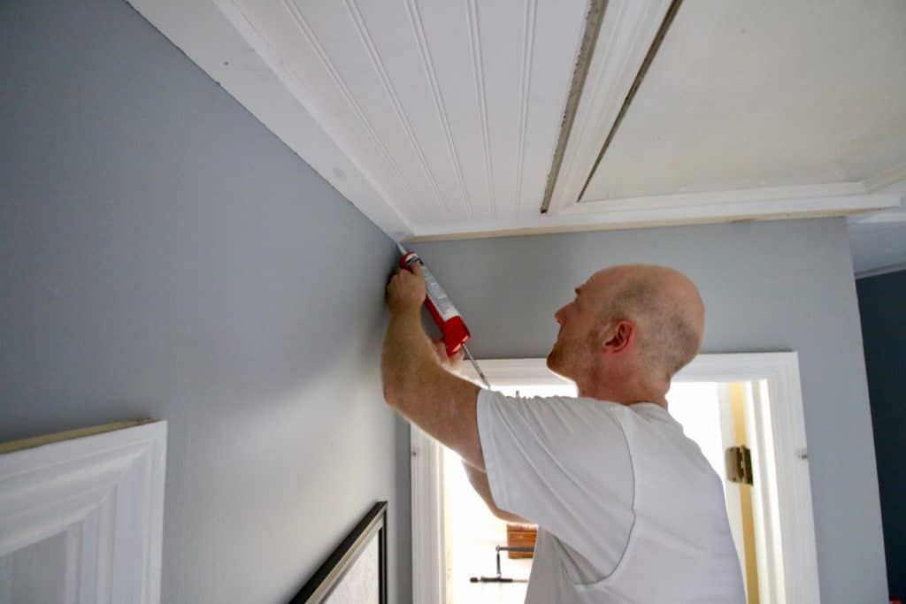 How To Cover Popcorn Ceilings With Beadboard