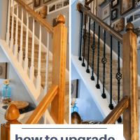 How to replace wood balusters with iron