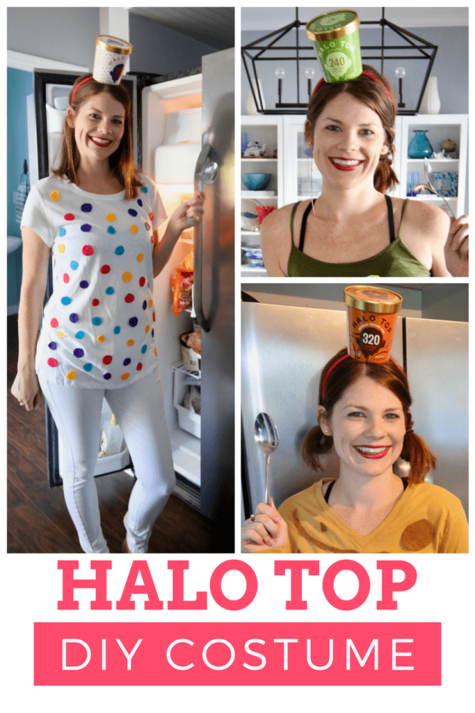 DIY Group Costume Idea: Halo Top Ice Cream via Charleston Crafted