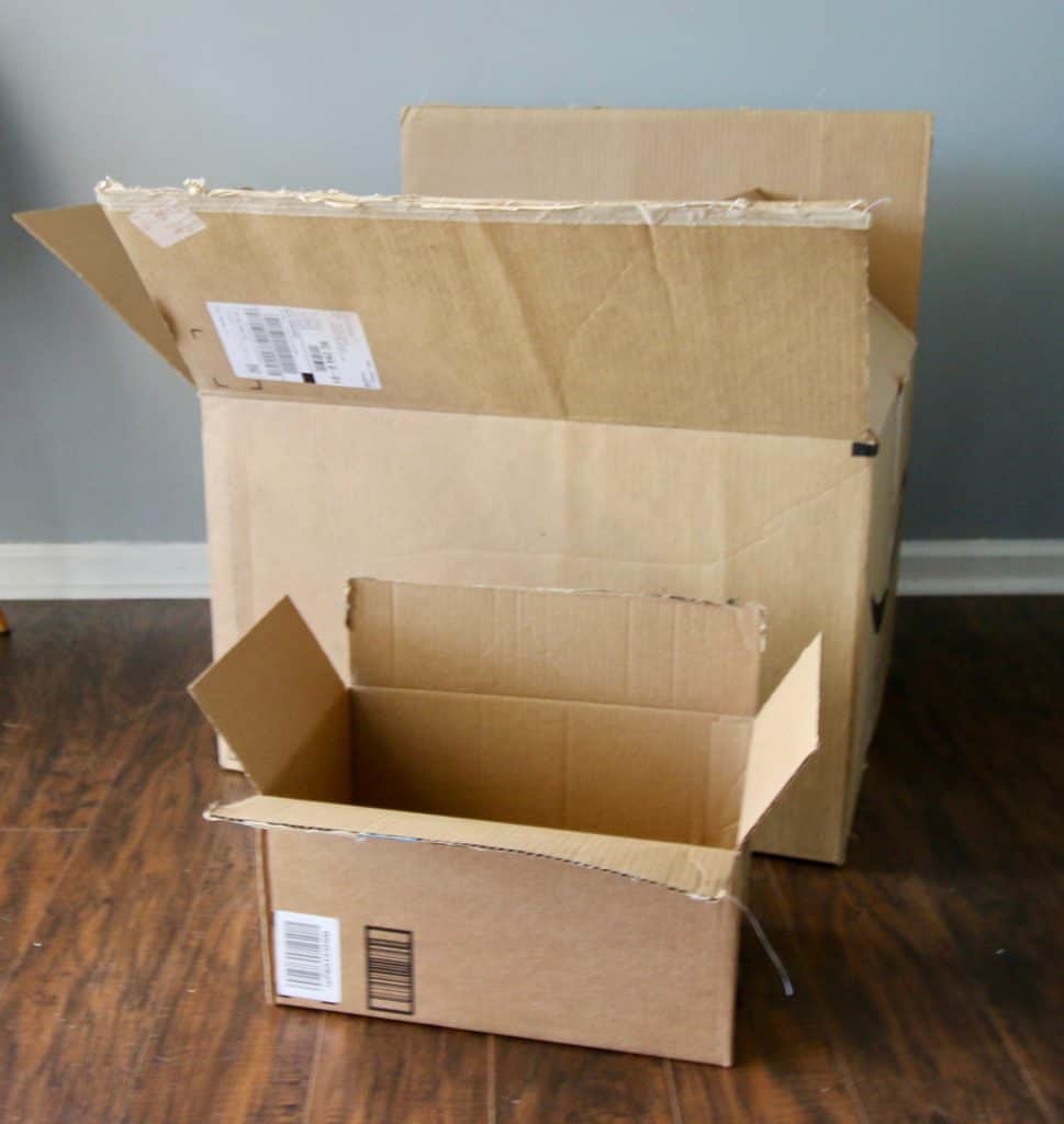 How to Build a DIY Cardboard Cat Castle via Charleston Crafted